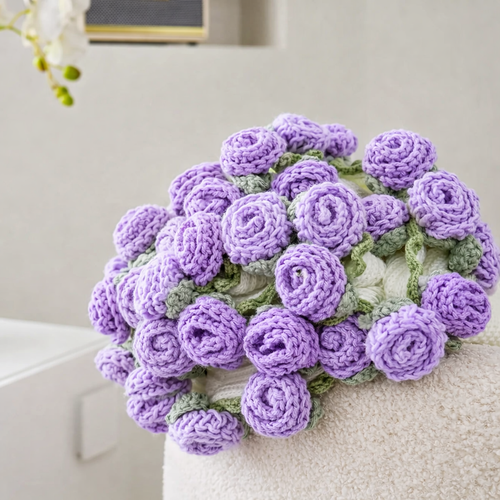Cozy Petals™ Bouquet Blanket - Lavender