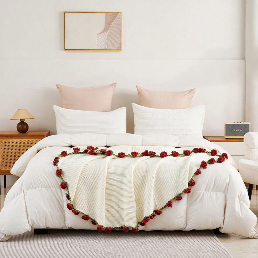 Cozy Petals™ Bouquet Blanket - Red